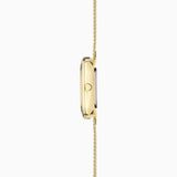 Accurist Jewellery Ladies Watch | Gold Case & Stainless Steel Bracelet With Black Onyx Dial | 28Mm | 78002