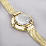 Accurist Jewellery Ladies Watch | Gold Case & Stainless Steel Bracelet With Black Onyx Dial | 28Mm | 78002