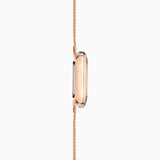Accurist Jewellery Ladies Watch | Rose Gold Case & Stainless Steel Mesh Bracelet With Mother Of Pearl Dial | 28Mm | 78008