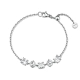 Bracelet With Clear Round And Cushion Cubic Zirconia. | Big11