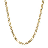 Long Chain Necklace And 14K Gold Pvd Coating.|Bik94