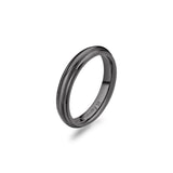 Ring And Ruthenium Color Pvd Coating. | Bkc33D