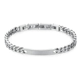 Grumetta Chain Bracelet In Polished And Sandblasted .|Bul60