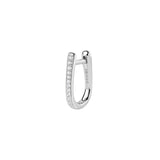925  Rhodium-Plated Silver Tennis Bracelet With Clear Cubic Zirconia.|Fiw109