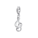 925   Sterling Silver Violin Key Charm | Rz237R