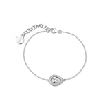 925  Sterling Silver Soft Bracelet, 61 White Cubic Zirconia | Rzan11