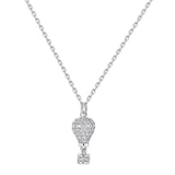 925   Sterling Silver Short Necklace, 89 White Cubic Zirconia | Rzar05