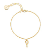 925   Sterling Silver Soft Bracelet, Gold Plating, Colored Enamels, 28 White Cubic Zirconia | Rzar20