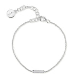 925  Sterling Silver Soft Bracelet , 60 White Cubic Zirconia | Rzbi64