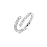 925  Sterling Silver Ring, 94 White Cubic Zirconia | Rzbi81C