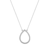 925  Sterling Silver Short Necklace, 107 White Cubic Zirconia | Rzso05
