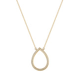 925  Sterling Silver Short Necklace, Yellow Gold Plating, 107 White Cubic Zirconia | Rzso06